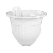 Лозанна кашпо настенное 3л d21,5 h22 белый М1513 1/16 Альтернатива