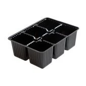 Кассета для рассады 6 ячеек длина 182мм ширина 134мм h60мм 0,12л 1/10/400 Агроком