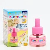 Жидкость от комаров 30 ночей Комаришка Чистый Дом 1/10/80 (Т/Э)