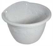 Колывань кашпо настенное 0,95л d16см h15,5см С111 мрамор1/26 Мартика