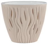 Вдохновение кашпо 2,25л d17 h17 пудра (ФлораПласт)