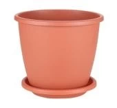 Афина горшок с поддоном 11л d29 h26,5 терракот М6546 1/14 Альтернатива