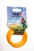 Леска для триммера 2мм x 15м звезда ТРИМИТ 1/80