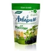 Удобрение Акварин Для Рассады 0,5 кг дой-пак 1/12 (БХЗ)