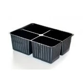 Кассета для рассады 4 ячейки длина 182мм ширина 134мм h60мм 0,18л 1/10/200 Агроком