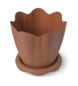 Эдельвейс горшок с поддоном 0,65л d12 h11 см С190 терракот1/36 Мартика