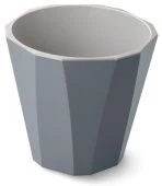 Палермо кашпо со вставкой 1,8л d16,7 h15,3 см С316КСЕР коричнево-серое 1/20 Мартика