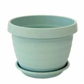 Толедо горшок с поддоном 3л d20 h15 мята 1/19 (ТехПласт)