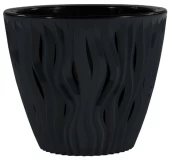 Вдохновение кашпо 2,25л d17 h17 антрацит (ФлораПласт)