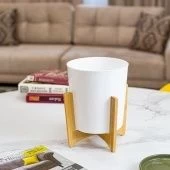 Алессия кашпо 1,8л d17 h18,5 белый М8264 1/15 Альтернатива