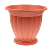 Гречинка кашпо на ножке 2л d20 h17 терракот (ФлораПласт)