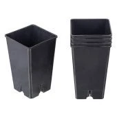 Горшок технический квадрат высокий Роза 6л 19x19 h23 1/10