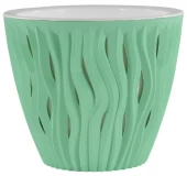 Вдохновение кашпо 3л d19 h19 мята (ФлораПласт)