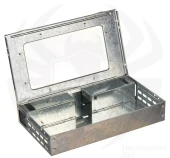 Мышеловка живоловка стальная, прозрачное окно 1/20 ДЕЗ-ЭКСПЕРТ