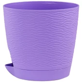 Блюз кашпо с поддоном 1,5л d14 h13см лаванда (ФлораПласт)