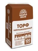 Торф нейтрализованный Щедрая земля прессованный 100л 1/24 (Ф+)