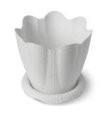 Эдельвейс горшок с поддоном 5,3л d24 h21,8 см С193 мрамор 1/10 Мартика