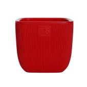 Фабио VipSet горшок с дренажной системой 4,7л со вставкой 4л красный d19 h19 1/8 (Сантино)