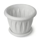 Фелиция горшок с поддоном 6,4л d27 h20,9см С105 мрамор1/8 Мартика