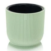 Линеа кашпо 2,3л d170 h147 ментоловый 1/24 (ФлораПласт)